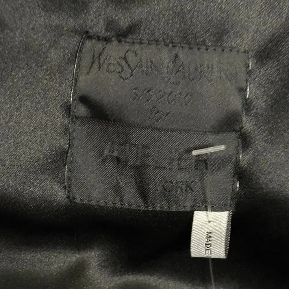 Vintage YSL SS10 Stefano Pilati era Fine Cashmere Wrap Blazer IT 50 US 40 Belted